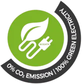 Green web badge